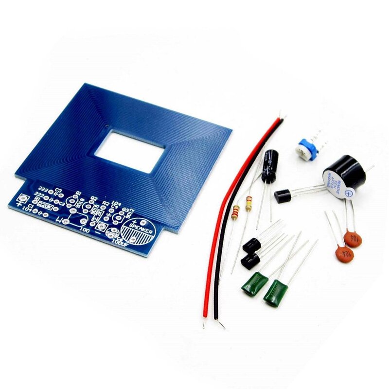 Detector de Metales sencillo, localizador de producción electrónica, DC 3V-5V, Kit de bricolaje, materiales respetuosos con el medio ambiente
