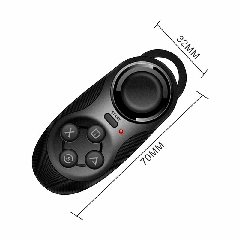 Mini Bluetooth Gamepad controlador de juego Disparador remoto selfie para Android/iOS teléfono celular Tablet Mini ordenador portátil TV BOX