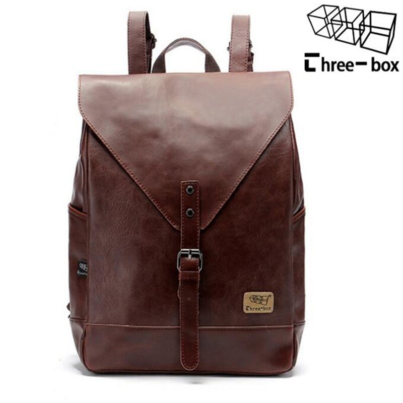 Рюкзак мужской кожаный, Модный ранец для путешествий, школьный и деловой портфель для ноутбука, сумка для покупок