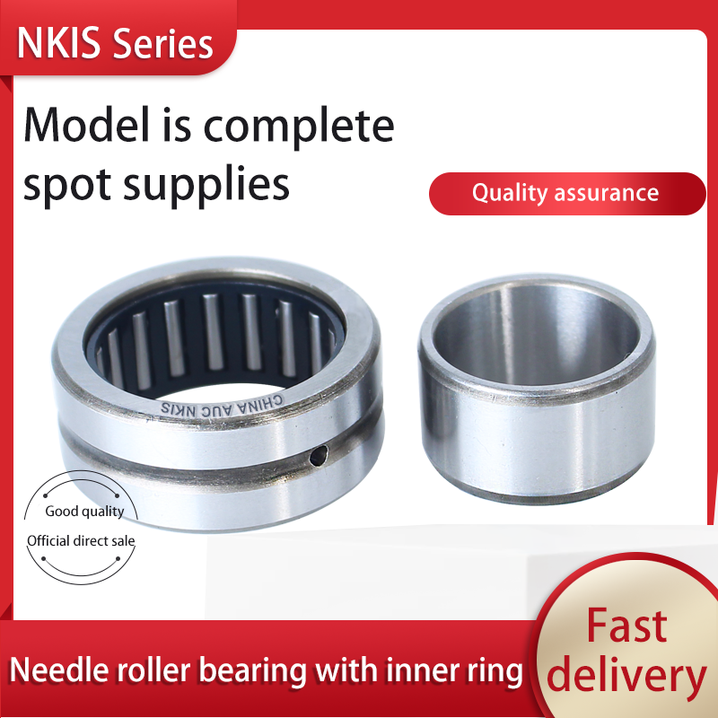 Rodamiento de agujas con anillo interior NKIS8, diámetro interior 8, diámetro exterior 25, altura 16mm, rodamiento de precisión