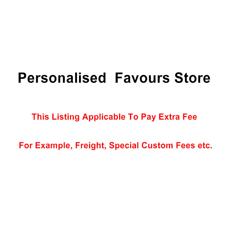 Este listado aplicable para pagar tarifa adicional, por ejemplo, flete, tarifas personalizadas especiales, etc.