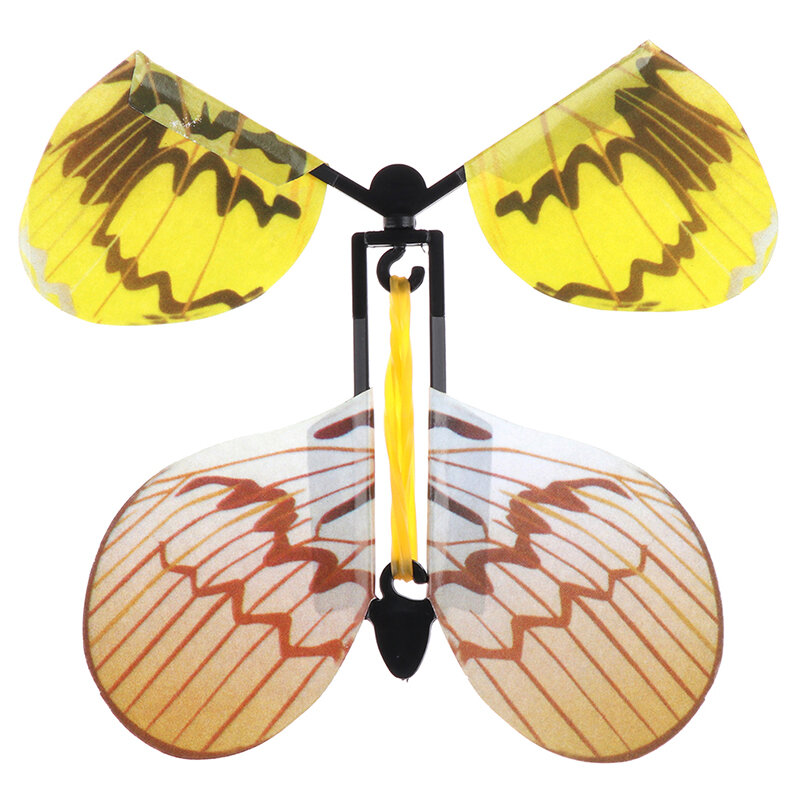 1PC magiczne rekwizyty motyl latająca karta zabawka z pustymi rękami słoneczna motyl transformacja ślubna latający motyl magiczne sztuczki