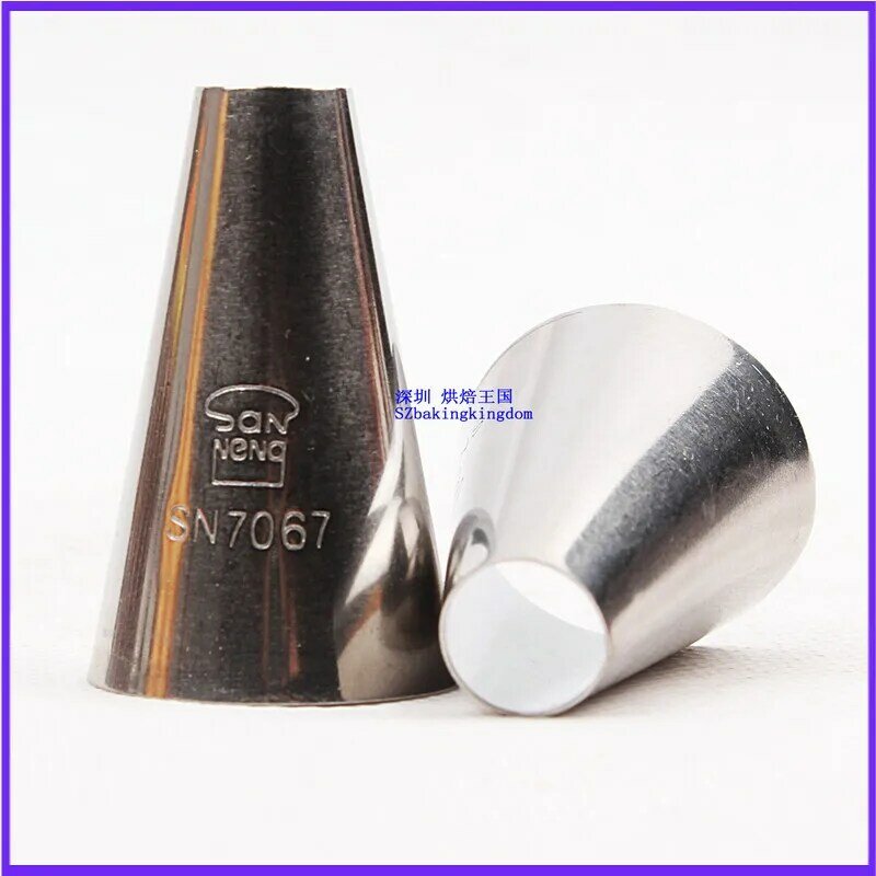 1pc 0.4 cm 304 stainless steel 25x40mm Large ROUND TIP Cake Decorating Tools