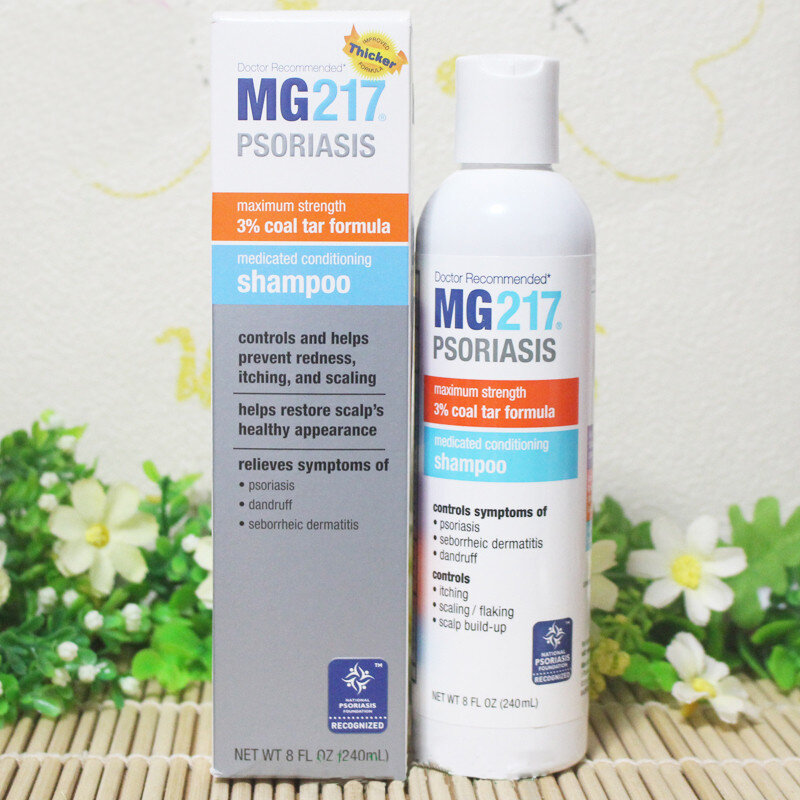Oryginalne USA balsamy do włosów MG217 maść węgiel smoła łuszczyca łupież usuń martwa skóra efekt 100% MG217 maść szampon