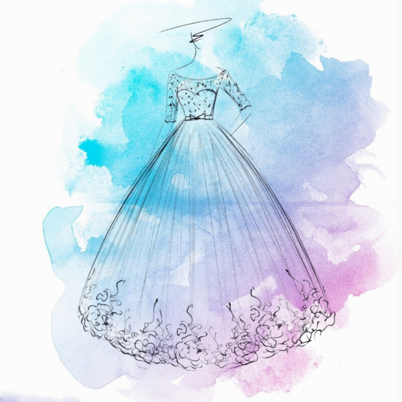 تخصيص فستان الزفاف ، إضافة الذيل ، تعديل التصميم ، وربط فرق السعر