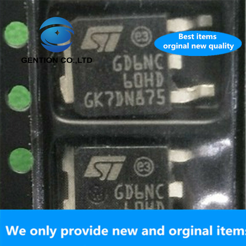 10 قطعة الأصلي جديد GD6NC60HD STGD6NC60HD إلى-252