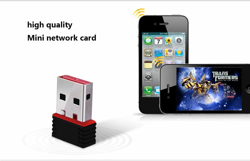 TEROW-Mini tarjeta de red inalámbrica USB 150Mbps, Chip RTL8188, antena interna, adaptador WiFi externo para portátil y Escritorio