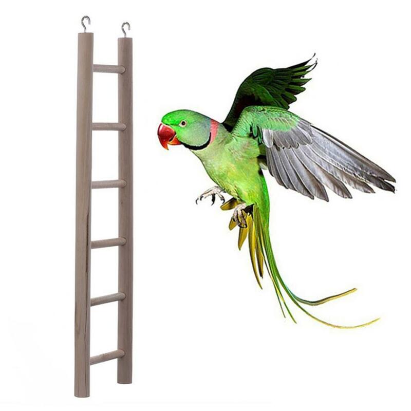 3/4/5/6/7/8層鳥のおもちゃ木製クライミングはしごスイング難問パーチ登る索道階段ケージ装飾ペットのおもちゃアクセサリー