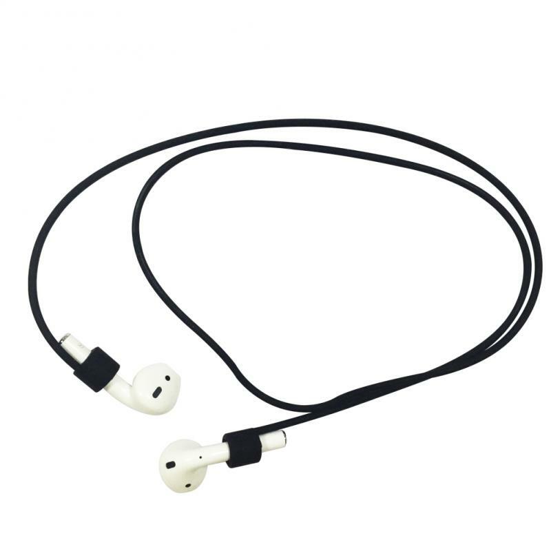 Silicone anti-perdido pescoço cinta corda sem fio confortável fone de ouvido titular corda de corda de alta qualidade para apple airpods