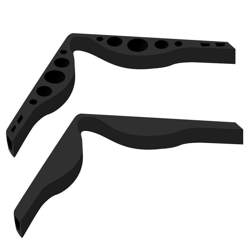 2PC visage lunettes Silicone nez pont augmente l'espace respiratoire lisse Anti-buée nez pont myopie lunettes masque pince-nez