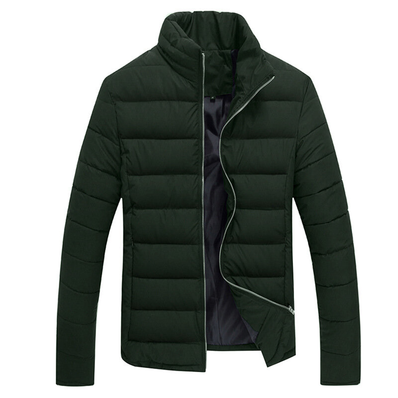 MRMT 2024 kurtki męskie cienkie puchowa kurtka bawełniana płaszcz w jednolitym kolorze męskie