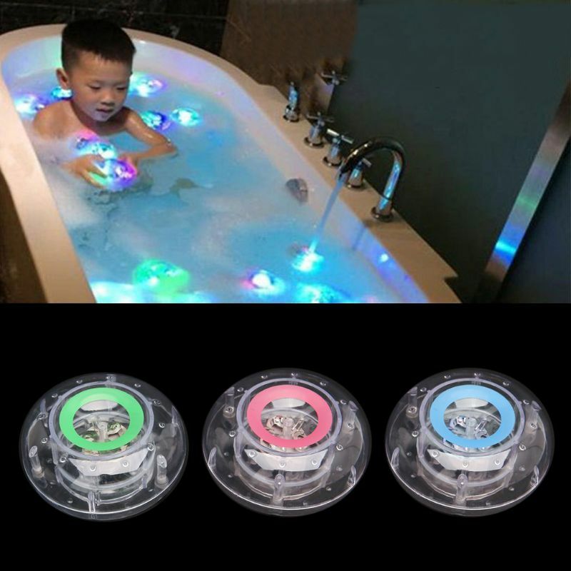 Lumière LED pour salle de bain, boule changeante de couleur, jouets pour enfants, étanche, baignoire, amusant