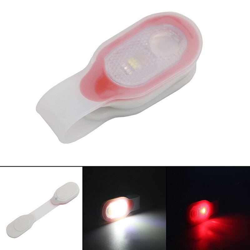 Luz LED de bolsillo con Clip, Collar magnético SMD de silicona, luz de advertencia de seguridad, luz de mochila impermeable para senderismo al aire libre