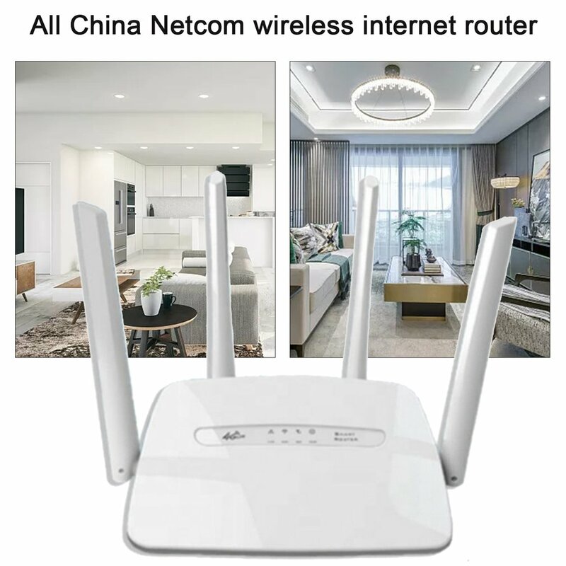 4G CPE Router Modem Unlocked Unlimited Hotspot Mobile Wifi Tethering Router Wireless WiFi Internet Router With 4pcs Antenna