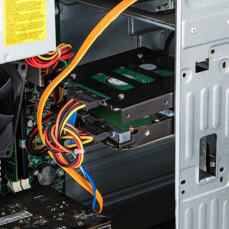 6 paczka SSD uchwyt montażowy 2.5 do 3.5 AdapterHDD dysk twardy SSD na napęd uchwyt metalowy montażu Adapter wspornika do komputera SSD