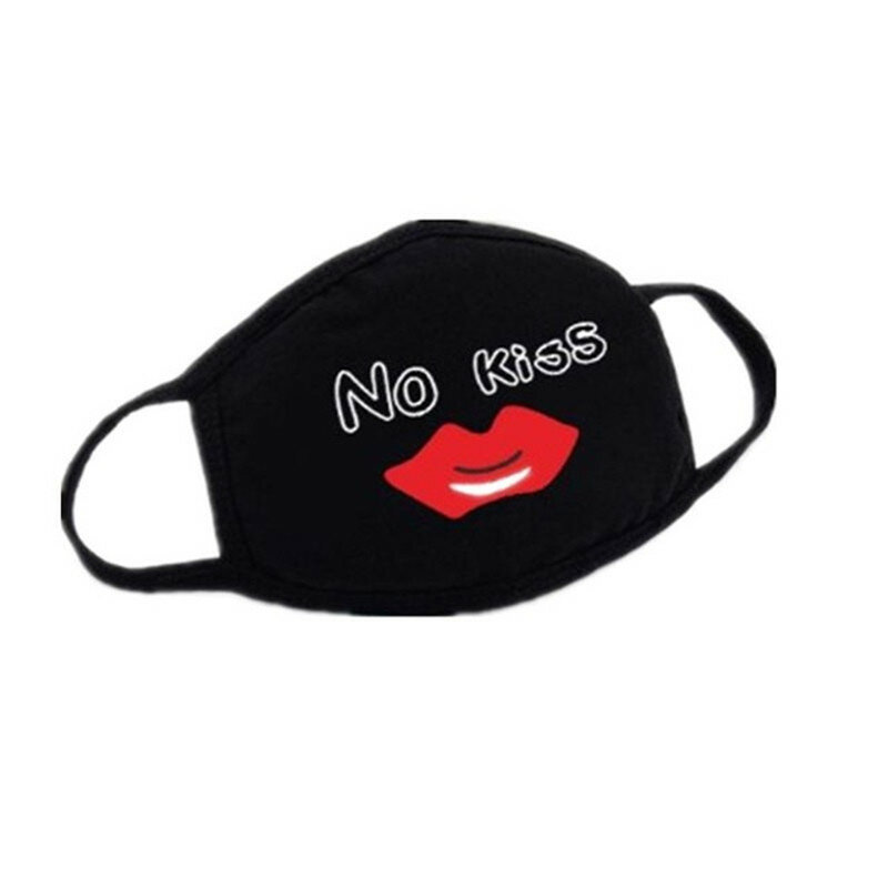 Cute Pure Cotton Mouth Mask Cartoon Printing Washable Breathable Cartoon Mouth Cover Mask Face Mouth Mask Clothing Accessories