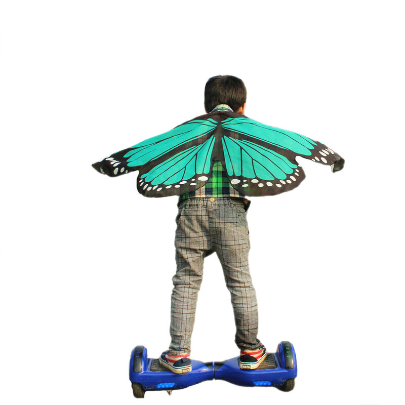 Boys Girls Wings Costume Accessory Butterfly Fancy Party Dress Up Kids Fairy Cosplay Cape