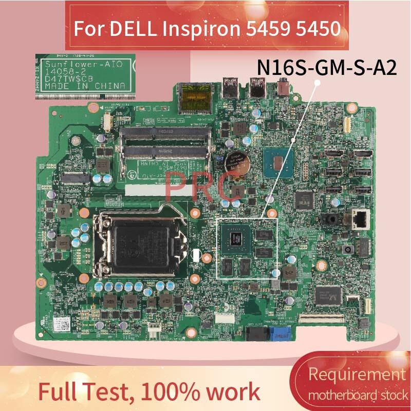 CN-0WCWFJ 0WCWFJ For DELL Inspiron 5459 5450 Notebook Mainboard 14058-2 SR2CA N16S-GM-S-A2 DDR3 Laptop Motherboard