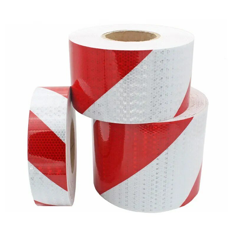 10cm*50m Waterproof Reflective Tapes Outdoor Hazard Safety Caution Reflection Tape Warning Arrow Sticker For Bicycle Reflectors