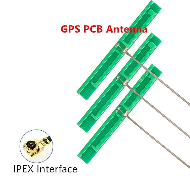 Antenne PCB intégrée pour GPS, câble de longueur de 13cm, gain élevé, interface IPEX omnidirectionnelle 3dbi, RG1.13, 2 pièces