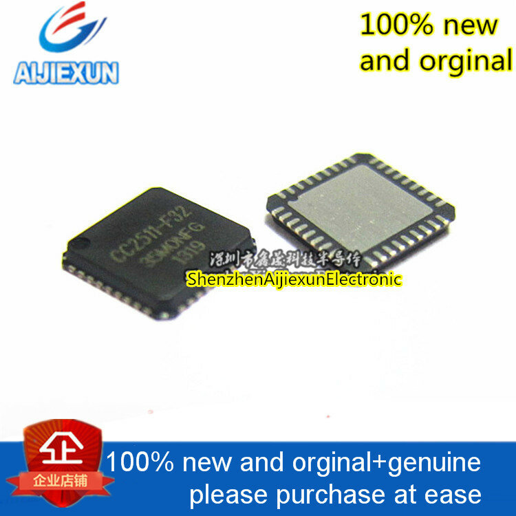 5pcs 100% new and orginal CC2511F32RSPR CC2511-F32 CC2511 QFN-36 Low-Power SoC (System-on-Chip) large stock
