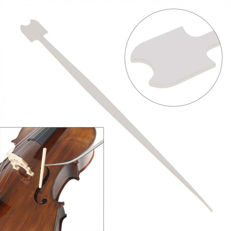 Flexible Cello Sound Post Setter Stainless Steel Violoncello Column Hook Luthier Gauge Install Tool Strings Instruments