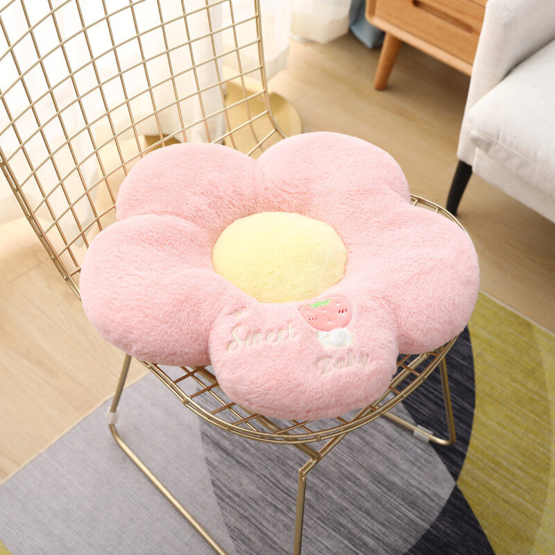 50cm/90cm plush flower mats lifelike soft plant flower throw pillow cushioncrawling pad baby kids home mat home decor