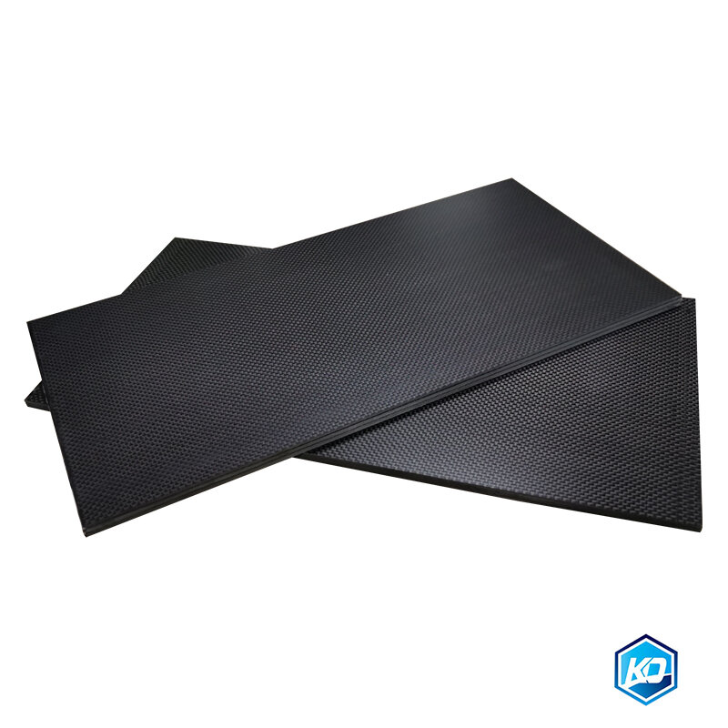0.5-6MM 125 x75 mm 3K plain Matte glossy Carbon Plate Panel Sheets materiale ad alta durezza composita pannello in fibra di carbonio anti-uv