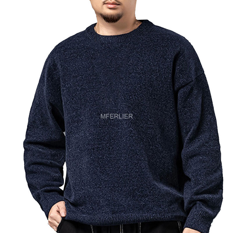 Мужской свободный свитер, большие размеры 7XL 6XL 5XL 140 кг, Осень-зима