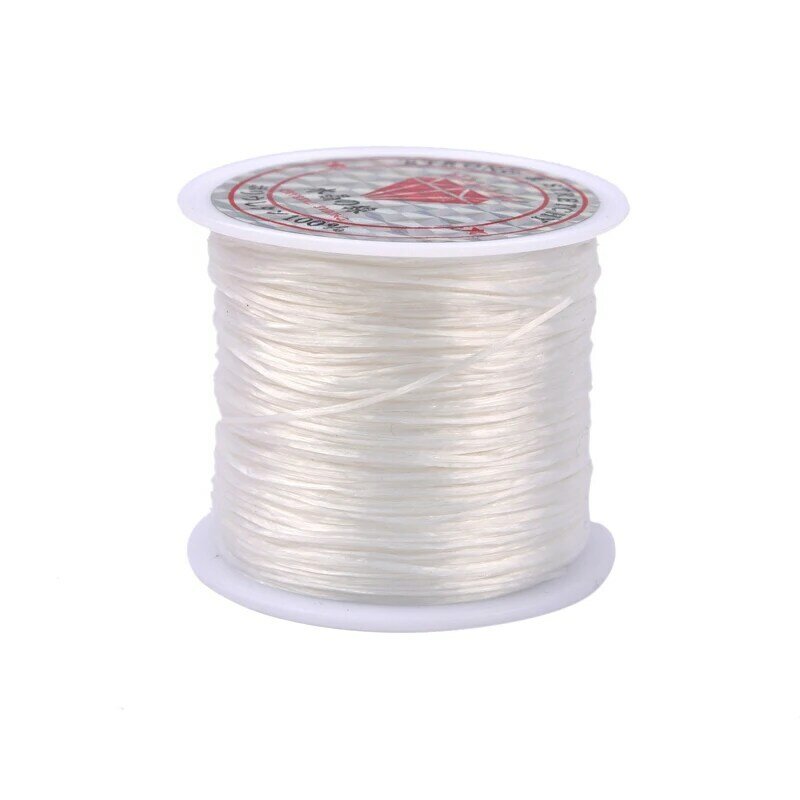 60M/Roll Strong Elastic Crystal Beading Cord 0.6mm Stretch Thread String Bracelet Wires For  Jewelry Making Cords Line