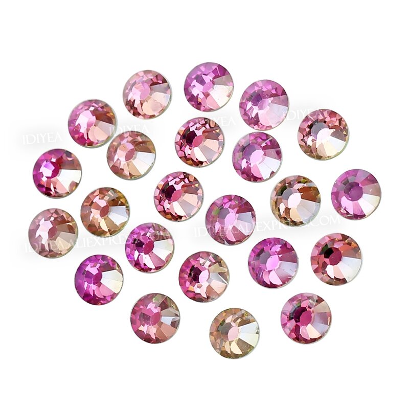 Volcan hotfix diamantes de imitación flatback cristales de strass piedra para fijar caliente en tela ropa bolsos diy glitter apliques decorados