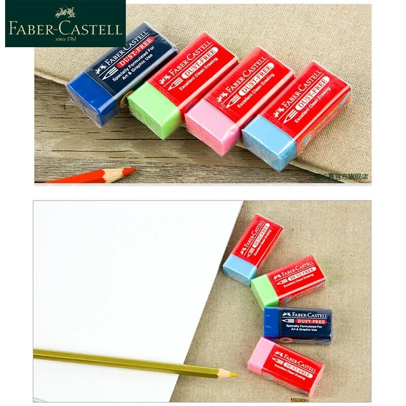 Faber Castell 187170 zestaw do szkicowania pisanie rysunek malarstwo gumowe gumki egzamin specjalny ołówek gumka dla dzieci prezent papiernicze