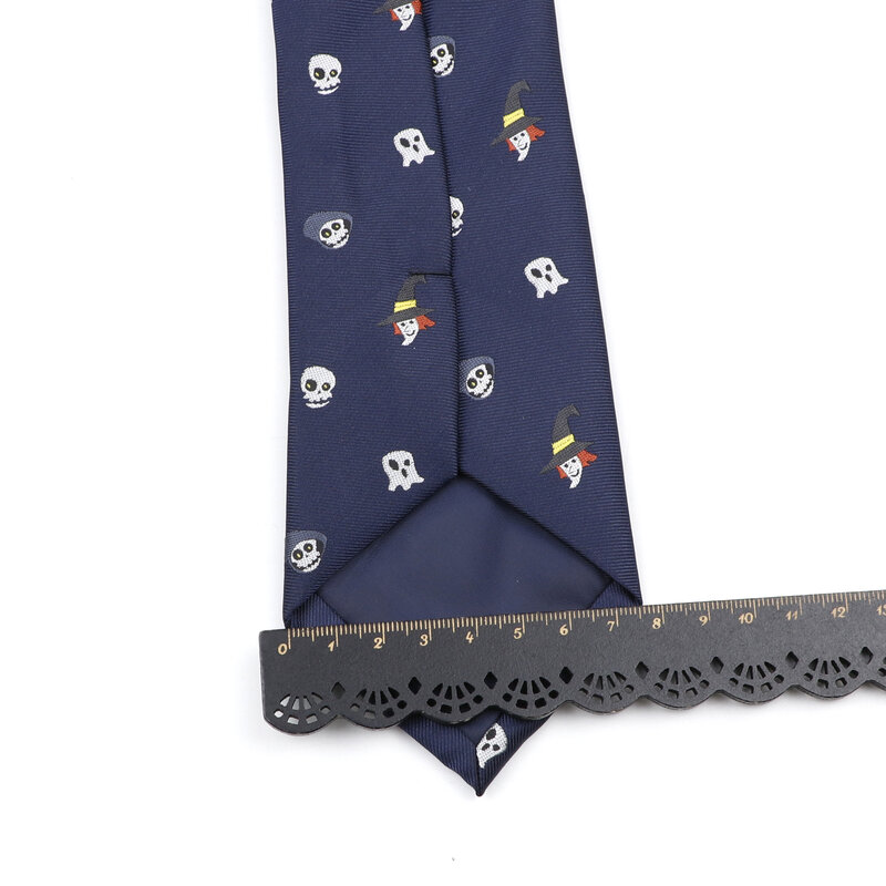 Trendy Design Men's Microfiber Jacquard Necktie Animal Plant Skull Flower Woven Tie Wedding Party Father's Day Birthday Gift