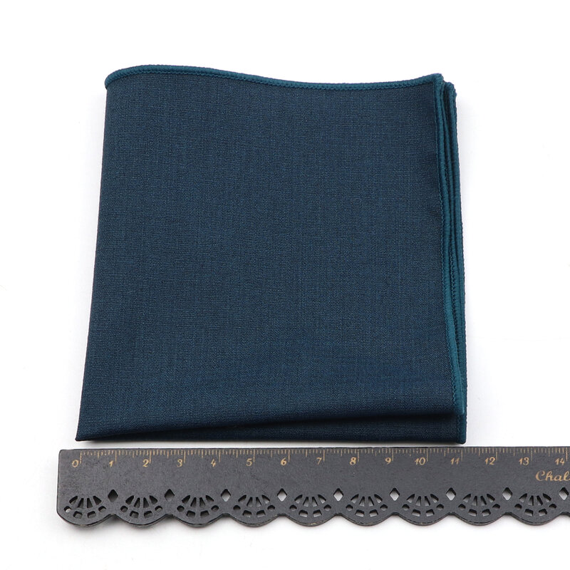 Alta qualidade listrado algodão lã bolso quadrado hankerchief masculino negócio preto cinza hanky casual cachecóis terno acessórios presente