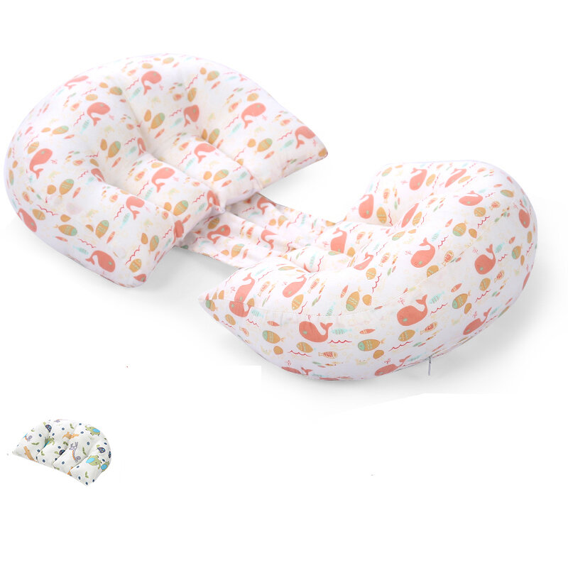 ผ้าฝ้ายเอวหมอนสำหรับหญิงตั้งครรภ์การตั้งครรภ์หมอน U Full Body หมอน Sleep Pregnancy Cushion Pad ผลิตภัณฑ์