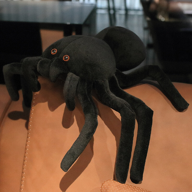 1Pc Llifelike ตุ๊กตาสัตว์จำลองแมงมุม Tricky ของเล่น20ซม.-80ซม.ขนาดชีวิตจริง Spider โยนหมอนเด็กของเล่น