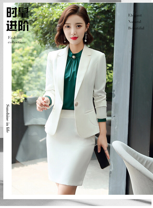 Pakaian kantor wanita, baju Formal wanita ungu, pakaian kantor bisnis elegan, jaket lengan panjang, S-5XL