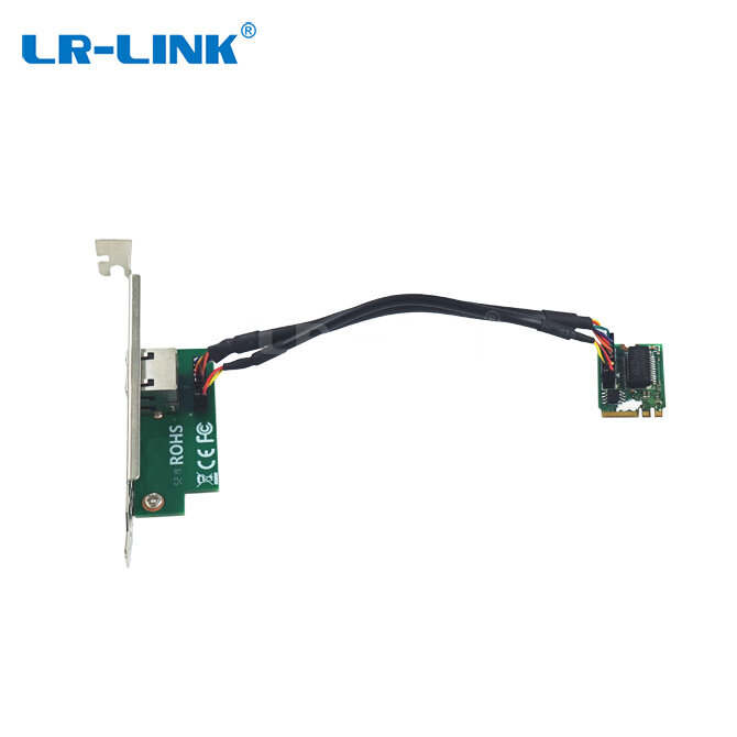 LR-LINK 2210PT 10/100/1000Mbps Gigabit Ethernet RJ45 M.2 A E porta chiave pci-e scheda lan con intel i210