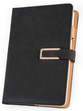 Business notebook stationery a5 book diary simple leather buckle notepad