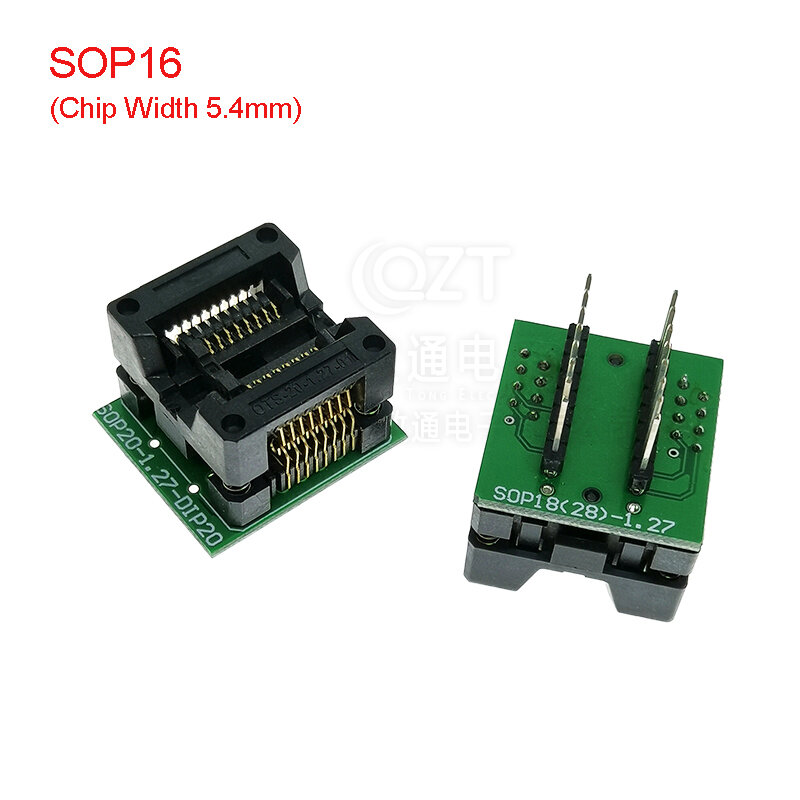 SOP8 presa Burn-in 14/16/18/20/24/28 a DIP sede di prova di conversione IC adattatore Chip corpo largo e stretto