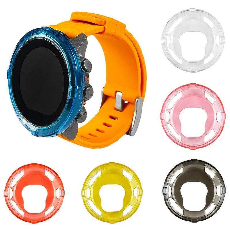 Replacement Smart Watch Protective Cover for Suunto Spartan Sport Wrist HR Baro Soft Clear TPU Screen