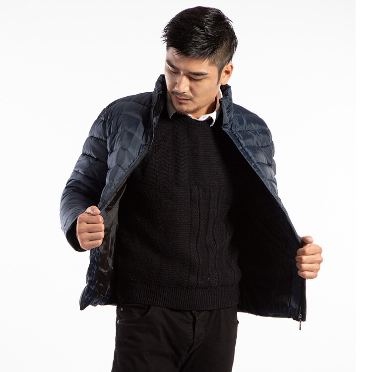 MRMT-Sobretudo masculino de espessamento curto, jaqueta masculina de algodão, casacos de inverno, roupas de lazer, marca de meia-idade, 2022