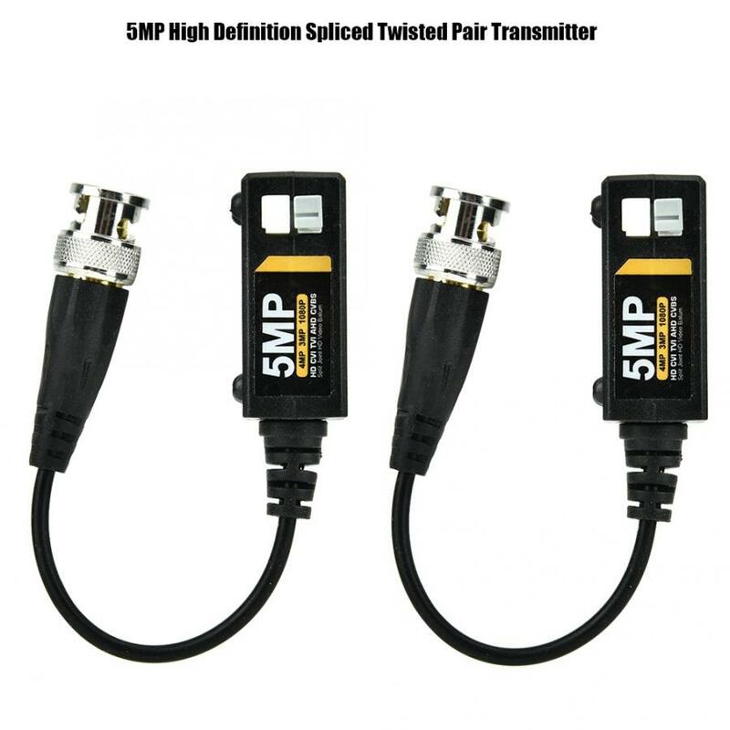5 Pairs/Lot 5MP High Definition Transmitter Passive Twisted Video Balun for 5.0 Megapixel Spliced HD AHD CVI TVI Cameras