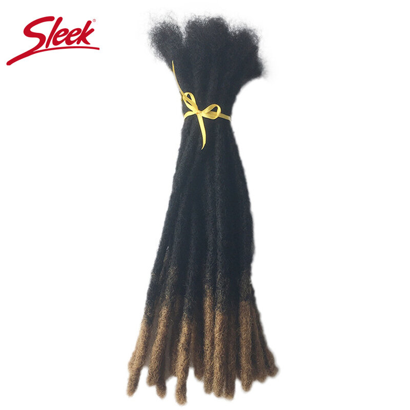 Sleek Dreadlock HairรูปแบบสีOmbre 27 Braids Remy Mongolian Human Hair Extensions 12-20นิ้ว20 Strandsโครเชต์