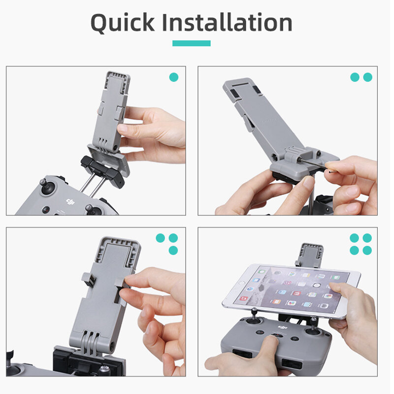 For DJI Mini 2 Tablet Holder Foldable Bracket Portable Mount for  Mini 3 /Air 2S/Mavic Air 2 Remote Controller Drone Accessories
