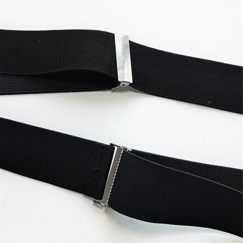 Men Plus Size Y-Back Suspenders Solid Color Elastic Adjustable Suspender Women Children Adult Braces Clothes Accessories
