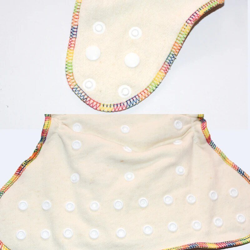 Miababy-pañal ajustado de tela de cáñamo Natural para bebés, 5-15kg