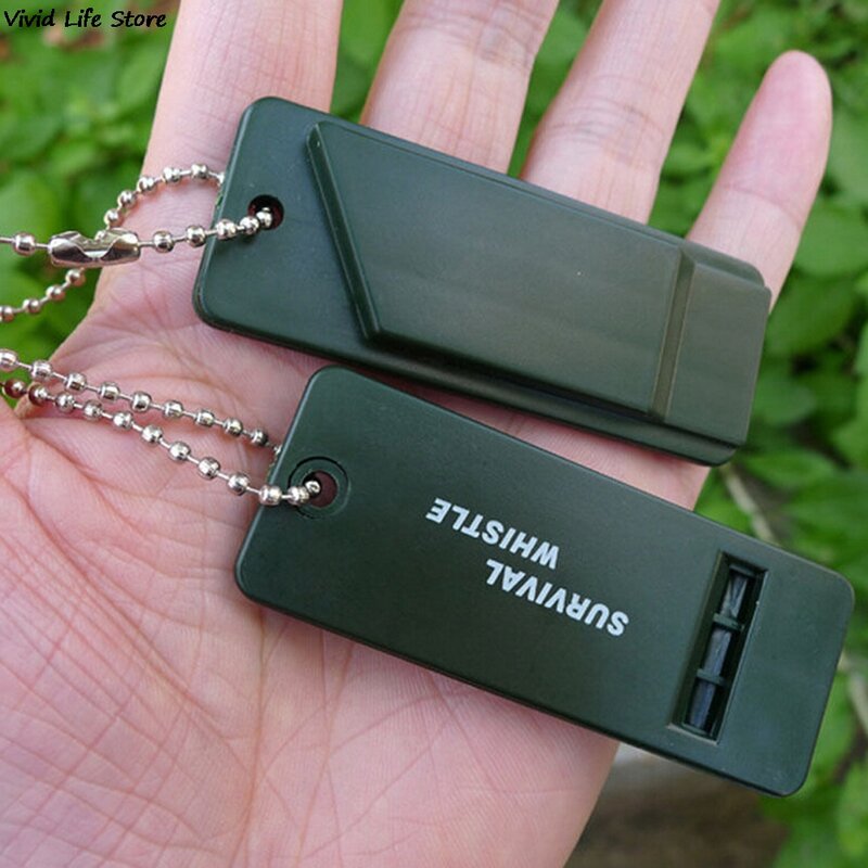 1 PCS Survival Whistle Plastic Travel Kits Super Loud Emergency Whistle For Camping Hiking Children Outdoor Survival Whistle