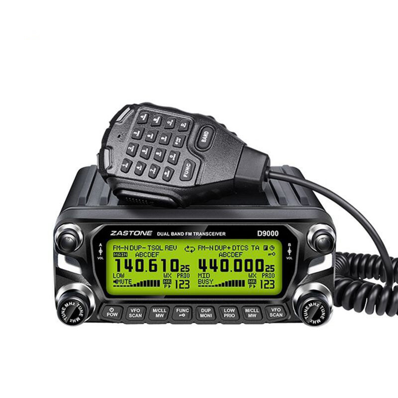 Zastone D9000 Auto Walkie Talkie Radio Station 50W Uhf/Vhf 136-174/400-520Mhz Twee Manier radio Ham Hf Transceiver