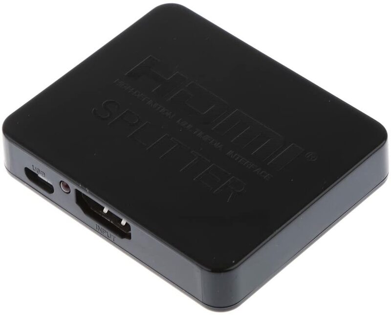 1x2 1080P 4K HDMI Switcher 1 in 2 Out HDMI Distributor support 3D Splitter for PS3 Projector HDTV